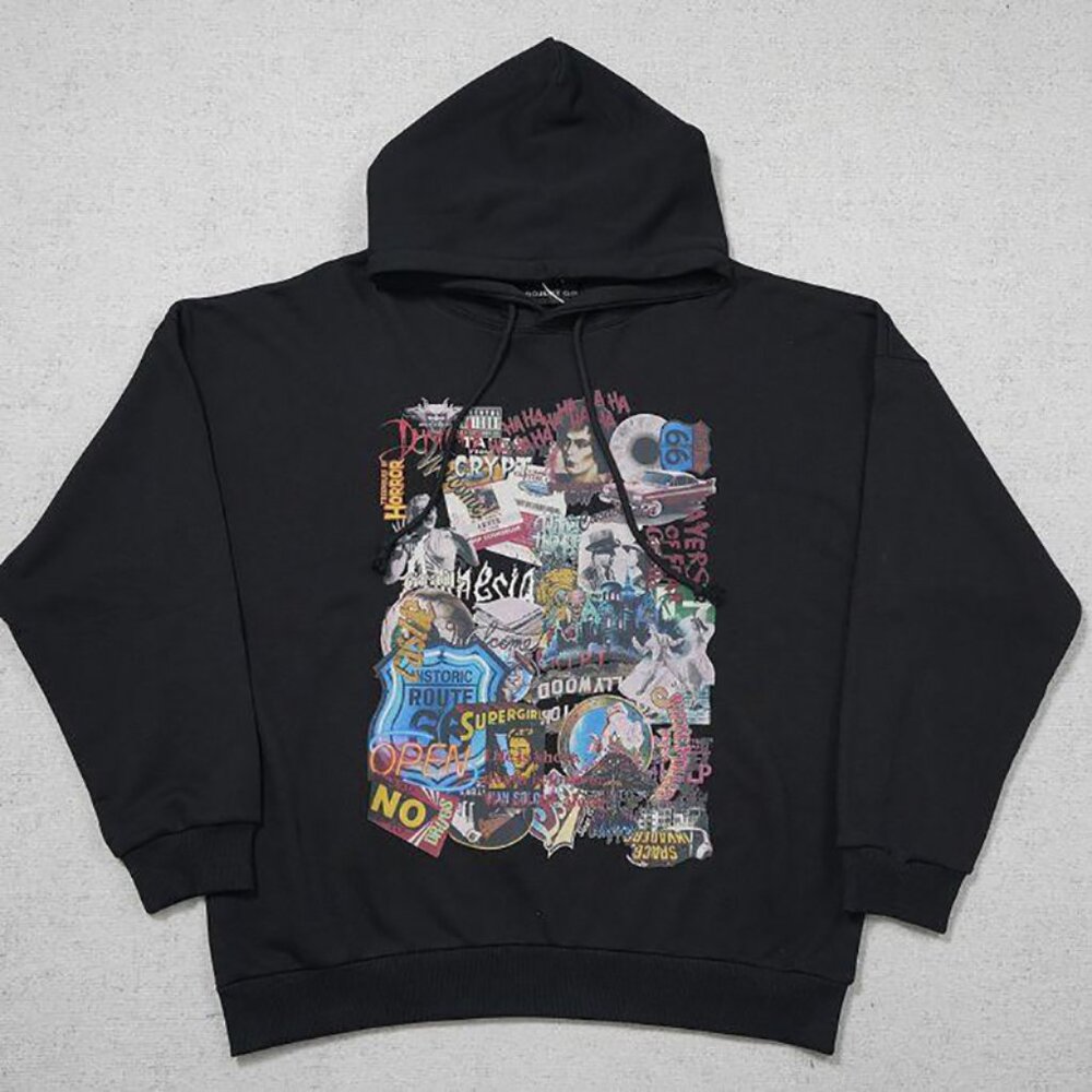 Grailz Gr Movie Poster Black Hoodie
